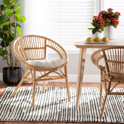 bali & pari - Adrina Dining Chair in White/Natural Brown - DC810-Rattan-DC view 8