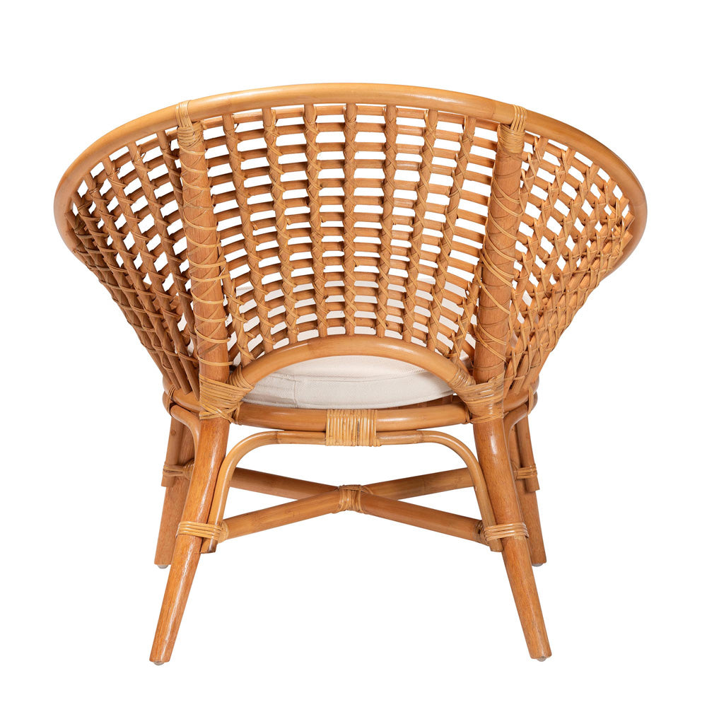 bali & pari - Aerin Chair in Light honey/White - Aerin-Light Honey Rattan-CC view 4