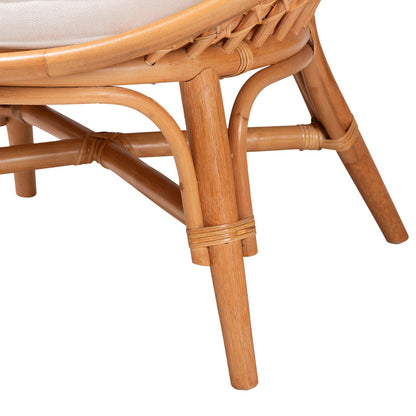 bali & pari - Aerin Chair in Light honey/White - Aerin-Light Honey Rattan-CC view 6