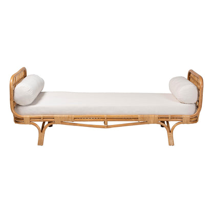 bali & pari - Aiko Daybed in Light Honey - Aiko-Natural Rattan-Cushioned-Daybed view 2