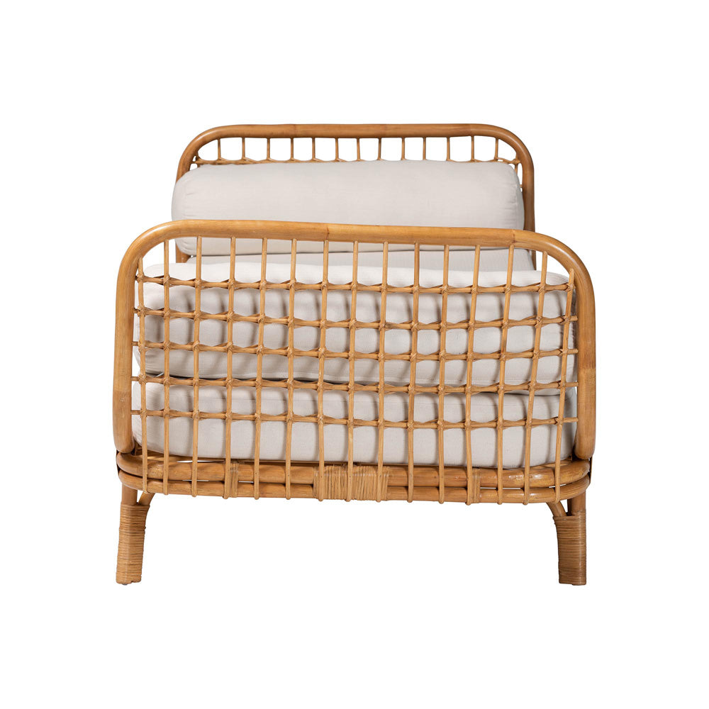 bali & pari - Aiko Daybed in Light Honey - Aiko-Natural Rattan-Cushioned-Daybed view 3