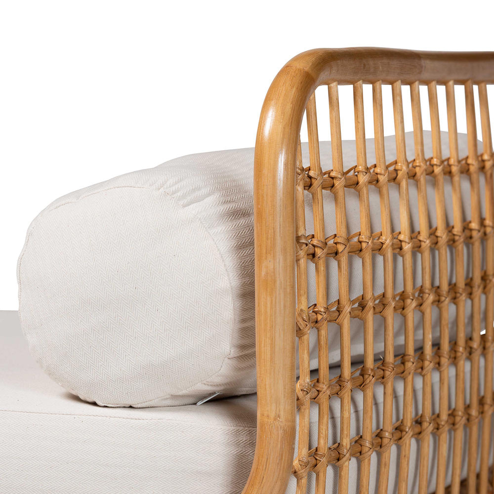 bali & pari - Aiko Daybed in Light Honey - Aiko-Natural Rattan-Cushioned-Daybed view 4