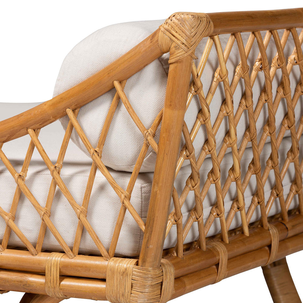 bali & pari - Akemi Daybed in Light Honey - Akemi-Natural Rattan-Cushioned-Daybed view 4