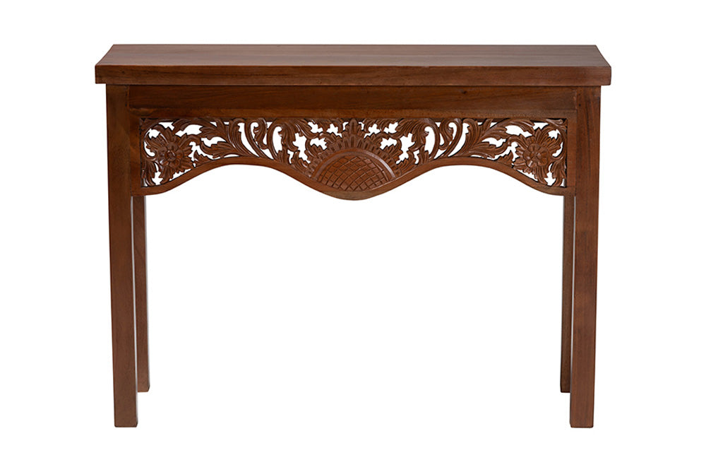 bali & pari - Alannis Console Table - Alannis-Light Brown Wooden-Console Table-Boxed view 2