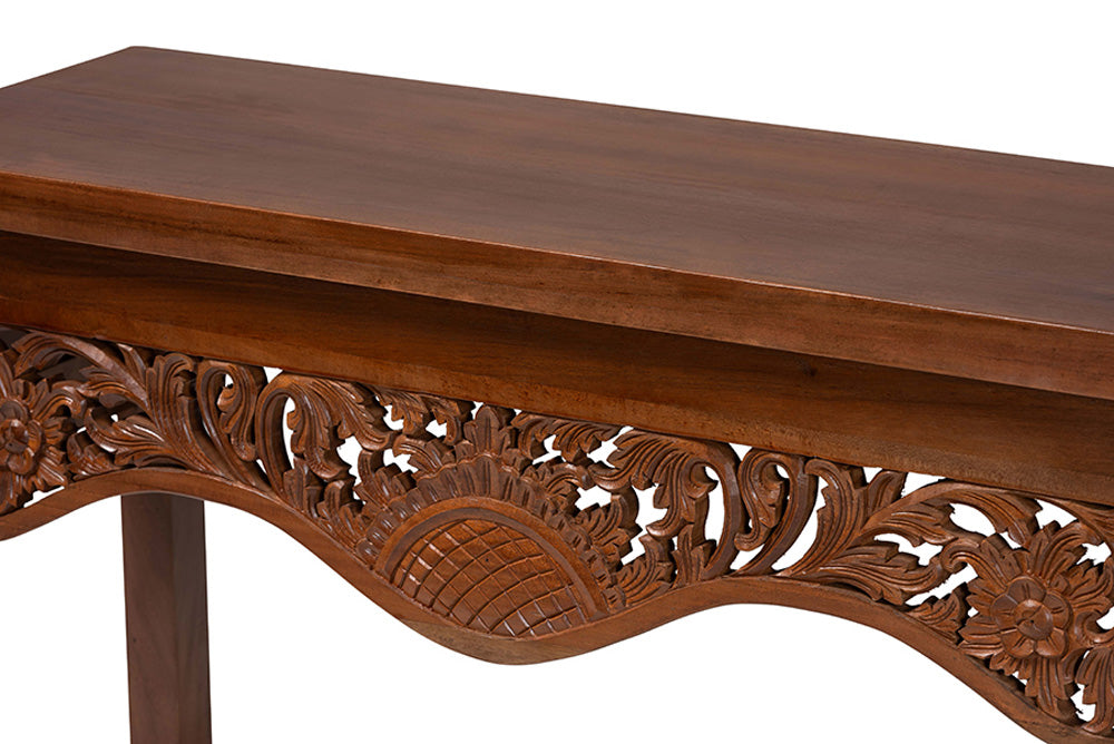 bali & pari - Alannis Console Table - Alannis-Light Brown Wooden-Console Table-Boxed view 6