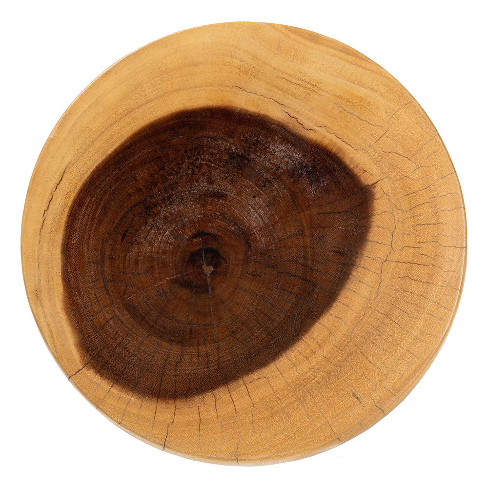 bali & pari - Alara End Table in Natural Brown - Suar S/T 008-Natural-Side Table view 5