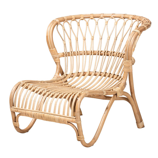 bali & pari - Alaya Chair in Natural Brown - DC151019-Rattan-CC view 1