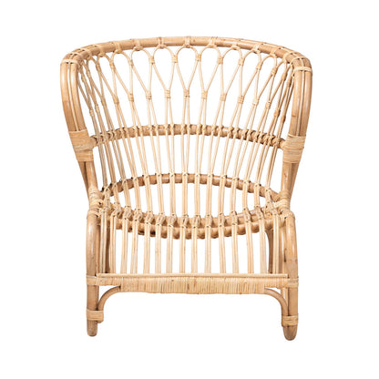 bali & pari - Alaya Chair in Natural Brown - DC151019-Rattan-CC view 2