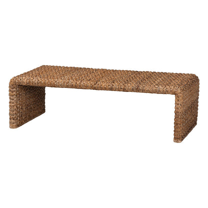 bali & pari - AldaCoffee Table in Natural Brown - Alda-Light Honey Rattan-Coffee Table view 1