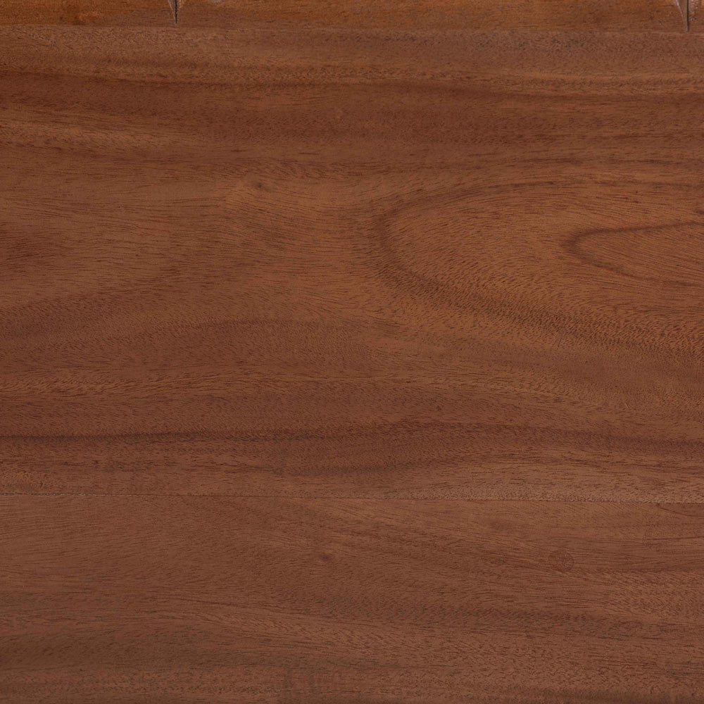 bali & pari - AlessaConsole Table in Mahogany Brown - Alessa-Light Brown Wooden-32in-Console Table view 7