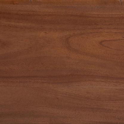 bali & pari - AlessaConsole Table in Mahogany Brown - Alessa-Light Brown Wooden-32in-Console Table view 7