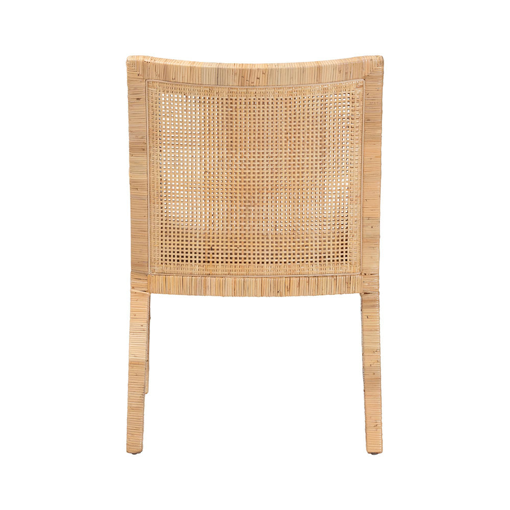bali & pari - Alexis Dining Chair in Light Honey - Alexis-Light Honey Rattan-Cushion-DC view 4