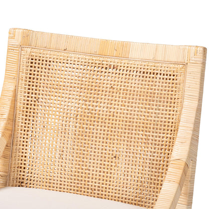 bali & pari - Alexis Dining Chair in Light Honey - Alexis-Light Honey Rattan-Cushion-DC view 5