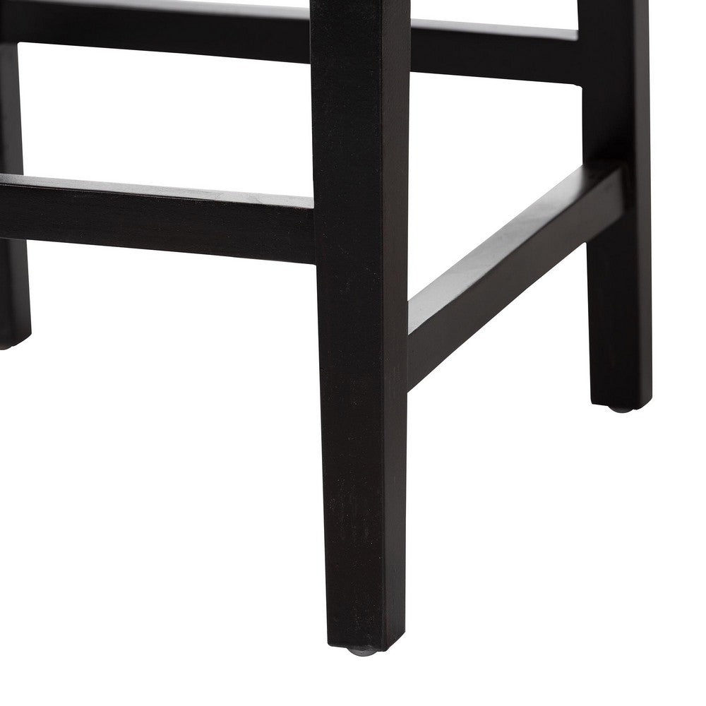 bali & pari - Alise Bar Stool in Natural Brown/Dark Brown - Alise-Mahogany-Cushion-BS view 6