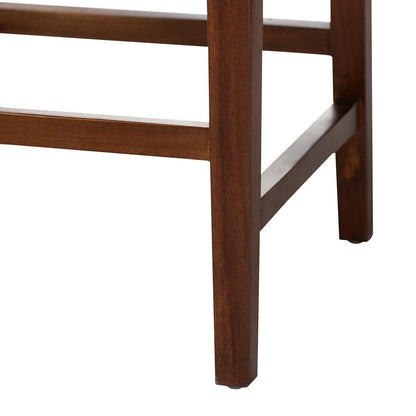 bali & pari - Alise Counter Stool in Natural Brown/Earthy Brown - Alise-Mahogany-Brown-Cushion-CS view 6