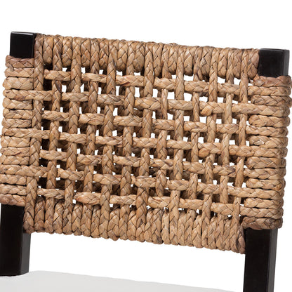 bali & pari - Alise Dining Chair in Dark Brown/Natural Brown - Alise-Mahogany-Cushion-DC view 5