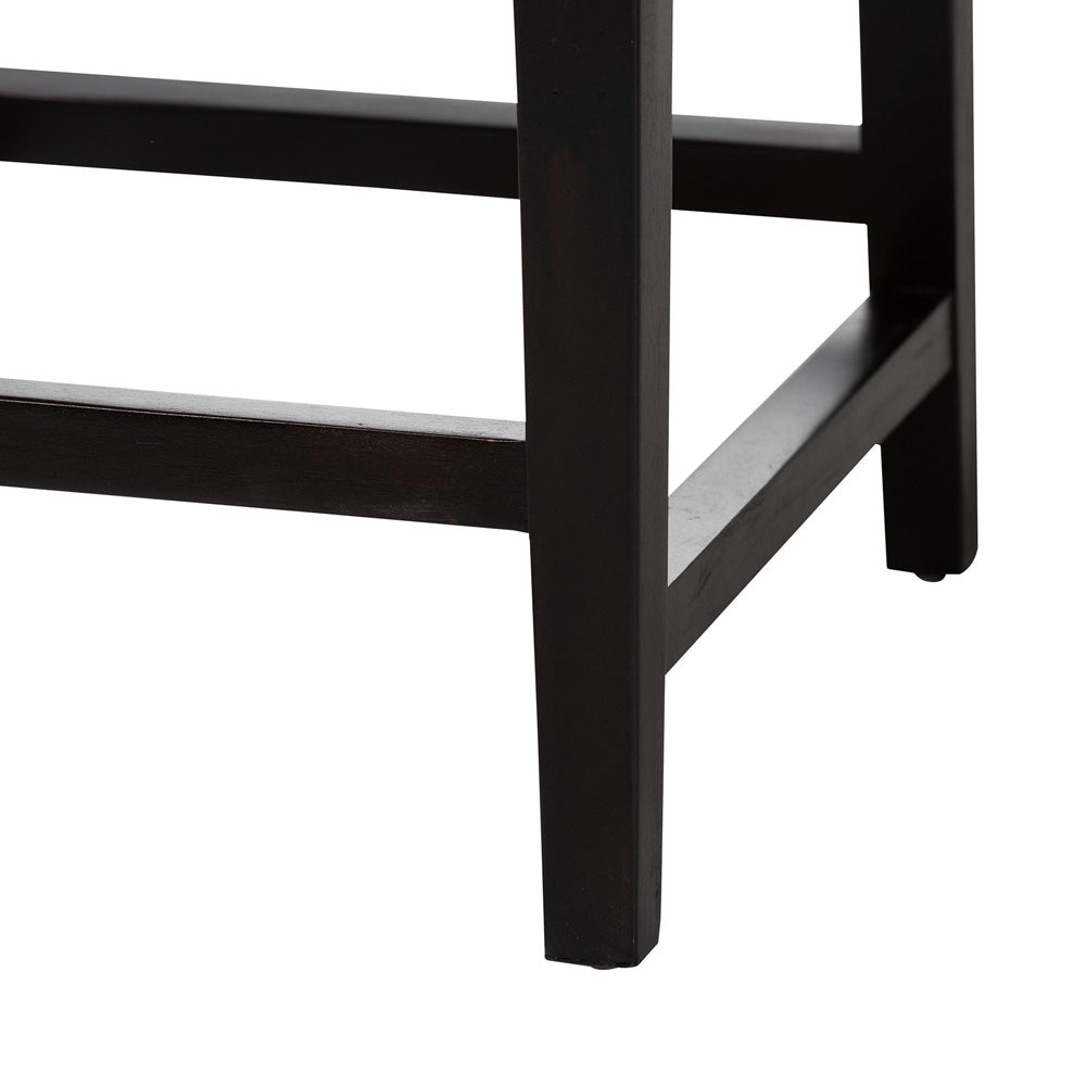 bali & pari - Alise Dining Chair in Dark Brown/Natural Brown - Alise-Mahogany-Cushion-DC view 6