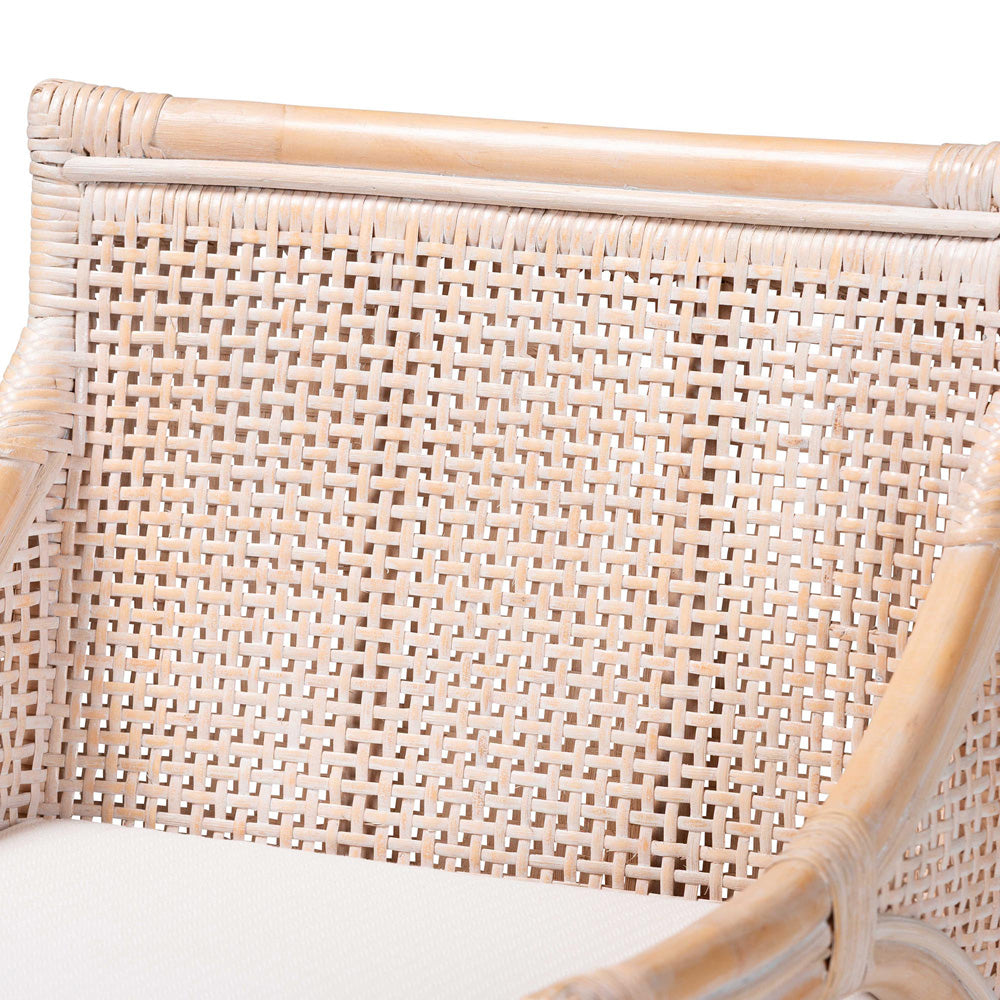 bali & pari - Allen Counter Stool in Whitewash Brown - Allen-White Washed Rattan-Cushion-CS view 5