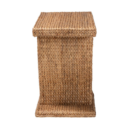 bali & pari - Alyssa Console Table in Natural Brown - Alyssa-Rattan/Abaca-Console Tables view 3