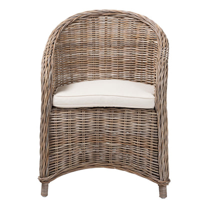 bali & pari - Amanda Arm Chair in Kubu Grey - LCF-0001-Amanda-Kubu Grey Rattan Cushion-CC view 2