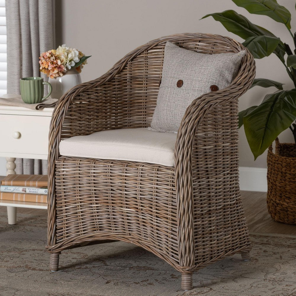 bali & pari - Amanda Arm Chair in Kubu Grey - LCF-0001-Amanda-Kubu Grey Rattan Cushion-CC view 8