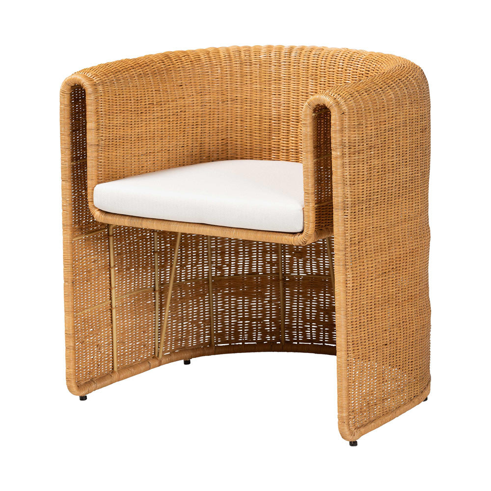 bali & pari - Amaya Dining Set in Light Honey - Amaya-Light Honey-5PC Dining Set view 2