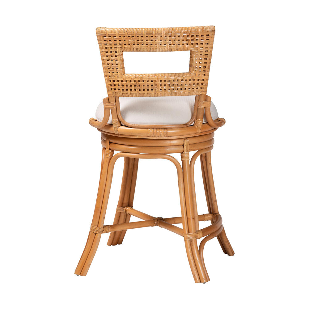 bali & pari - Amina Counter Stool in Light Honey - Amina-Light Honey Rattan-CS view 4