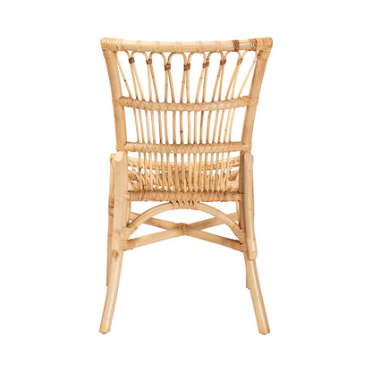 bali & pari - Ammi Dining Chair in Natural Brown - Ammi-Rattan-DC view 4