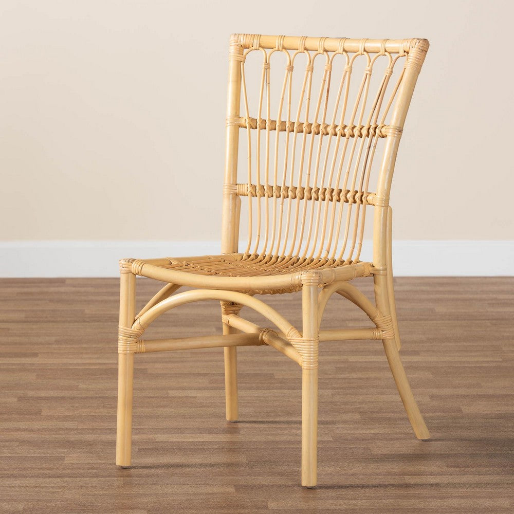 bali & pari - Ammi Dining Chair in Natural Brown - Ammi-Rattan-DC view 9