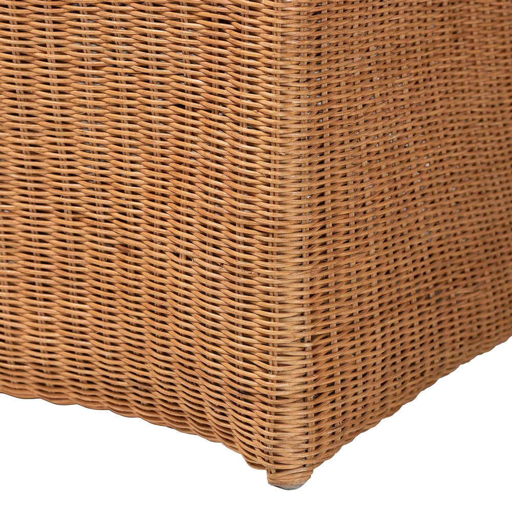 bali & pari - Amsterdam Dining Chair in Light Honey - Amsterdam-Light Honey Rattan Cushioned-DC view 6