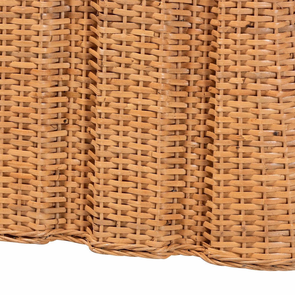 bali & pari - Andrea End Table in Light Honey - Andrea-Light Honey Rattan-ET view 4
