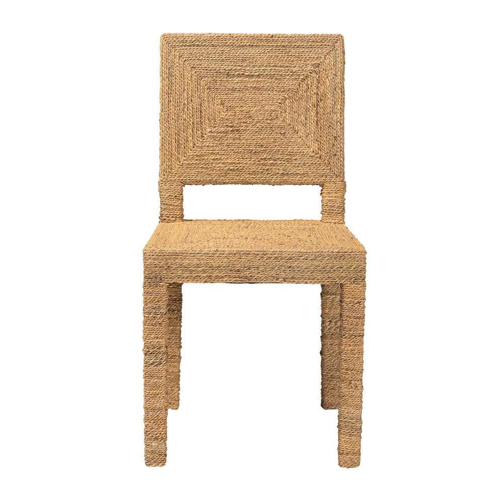 bali & pari - Anfield Dining Chair in Natural - Anfield-Mahogany/Seagrass-DC view 2