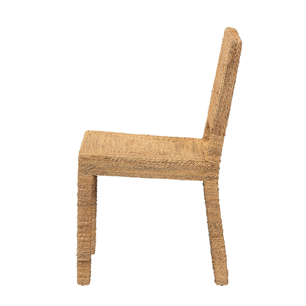 bali & pari - Anfield Dining Chair in Natural - Anfield-Mahogany/Seagrass-DC view 3
