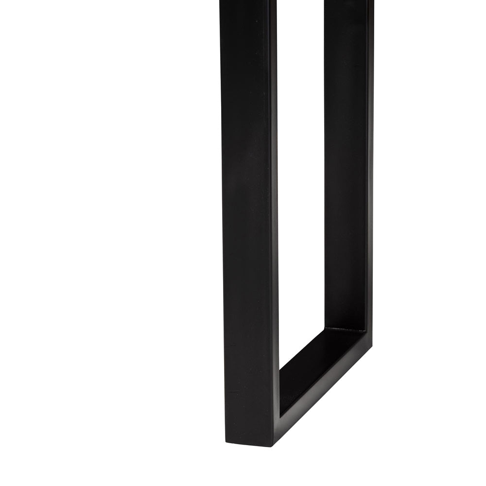 bali & pari - Apio Console Table in Natural Brown/White/Black - Apio-Hollow Teak Wood/Resin-Console Table-Boxed view 5