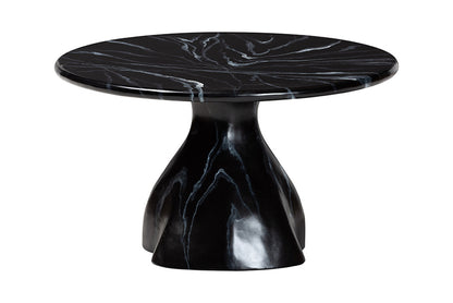 bali & pari - Aponi Coffee Table - Aponi-Black Marbled Resin-CT view 2