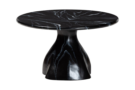 bali & pari - Aponi Coffee Table - Aponi-Black Marbled Resin-CT view 2