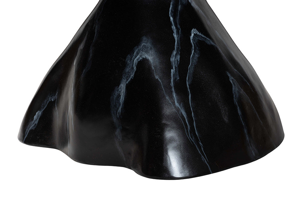 bali & pari - Aponi Coffee Table - Aponi-Black Marbled Resin-CT view 4