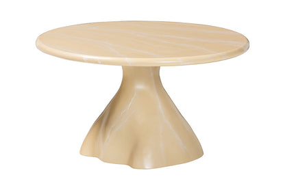bali & pari - Aponi Coffee Table - Aponi-Cream Marbled Resin-CT view 1