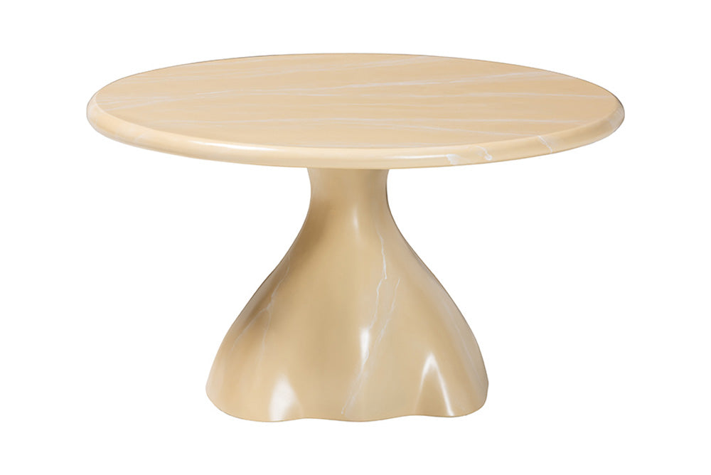 bali & pari - Aponi Coffee Table - Aponi-Cream Marbled Resin-CT view 2