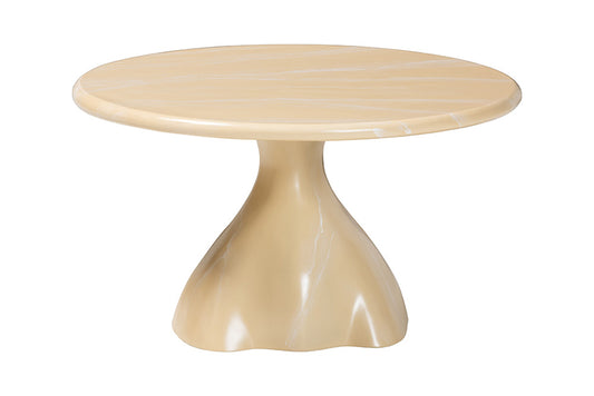 bali & pari - Aponi Coffee Table - Aponi-Cream Marbled Resin-CT view 2