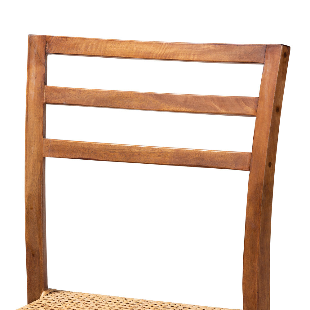bali & pari - Arthur Counter Stool in Natural Brown/Walnut Brown - Arthur-Teak-CS view 5