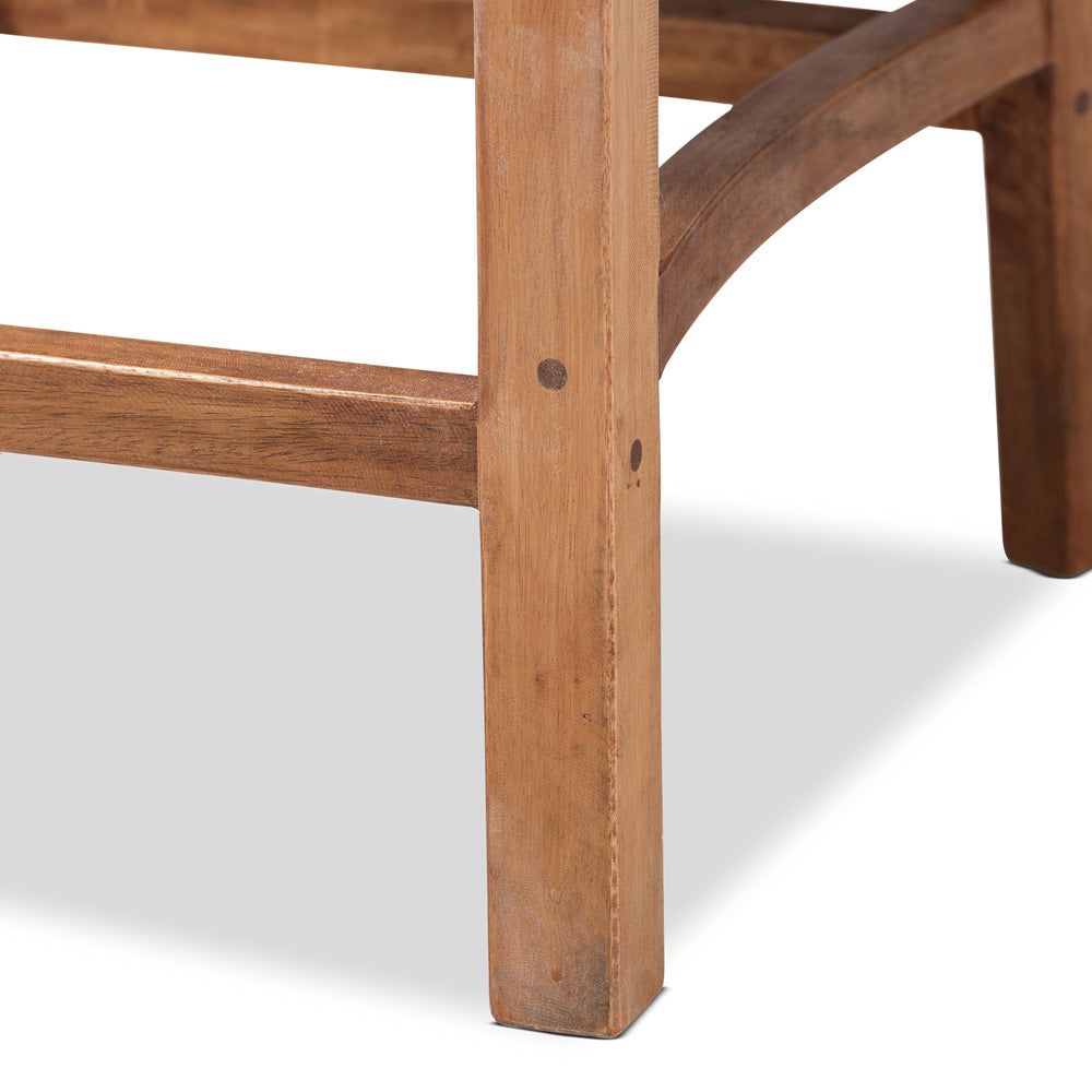 bali & pari - Arthur Counter Stool in Natural Brown/Walnut Brown - Arthur-Teak-CS view 6