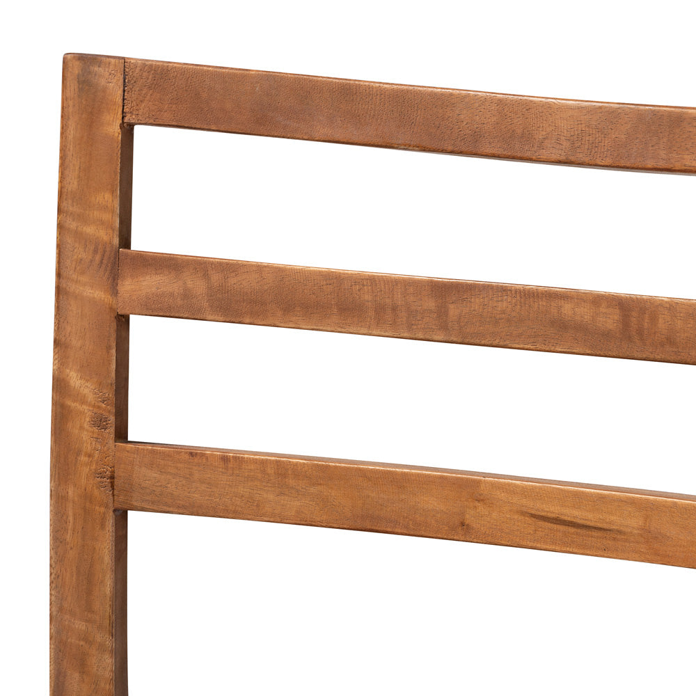 bali & pari - Arthur Set of 2 Dining Chairs in Natural Brown/Walnut Brown - Arthur-Teak-DC view 4