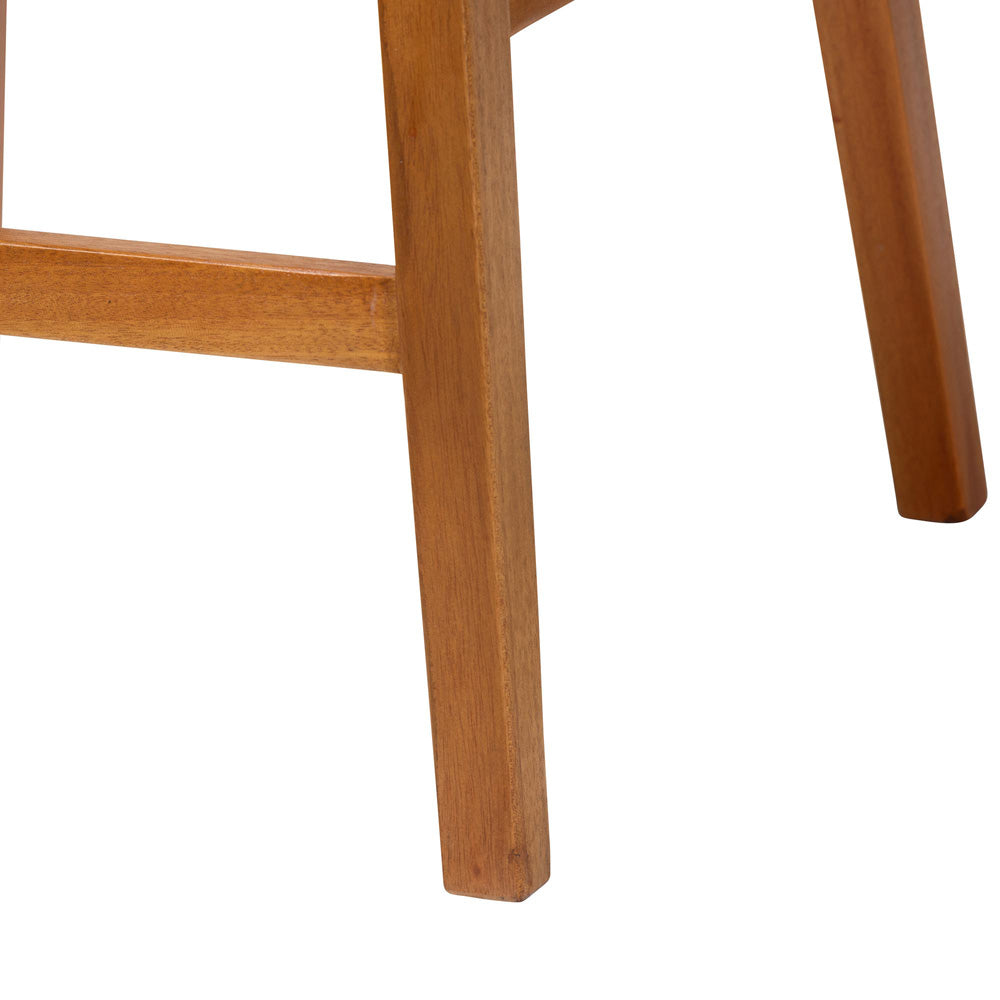 bali & pari - Asgart Bar Stool in Light Honey/Natural Brown - Asgart-SVN089-Mahogany/Rattan-BS view 6