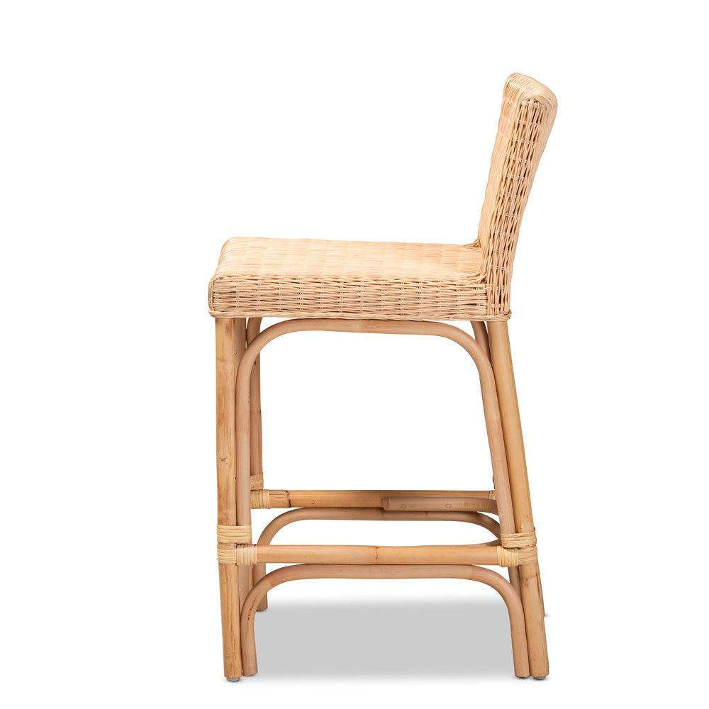 bali & pari - Athena Counter Stool in Natural - Athena-Natural-CS view 3