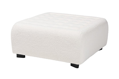bali & pari - Athena Ottoman - 2211-Beige-Ottoman view 1