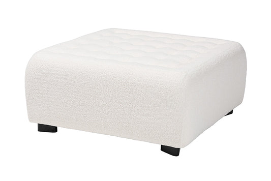 bali & pari - Athena Ottoman - 2211-Beige-Ottoman view 1