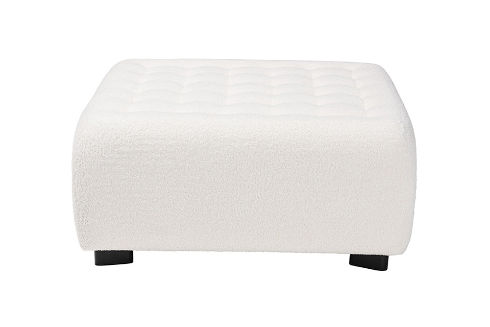 bali & pari - Athena Ottoman - 2211-Beige-Ottoman view 2