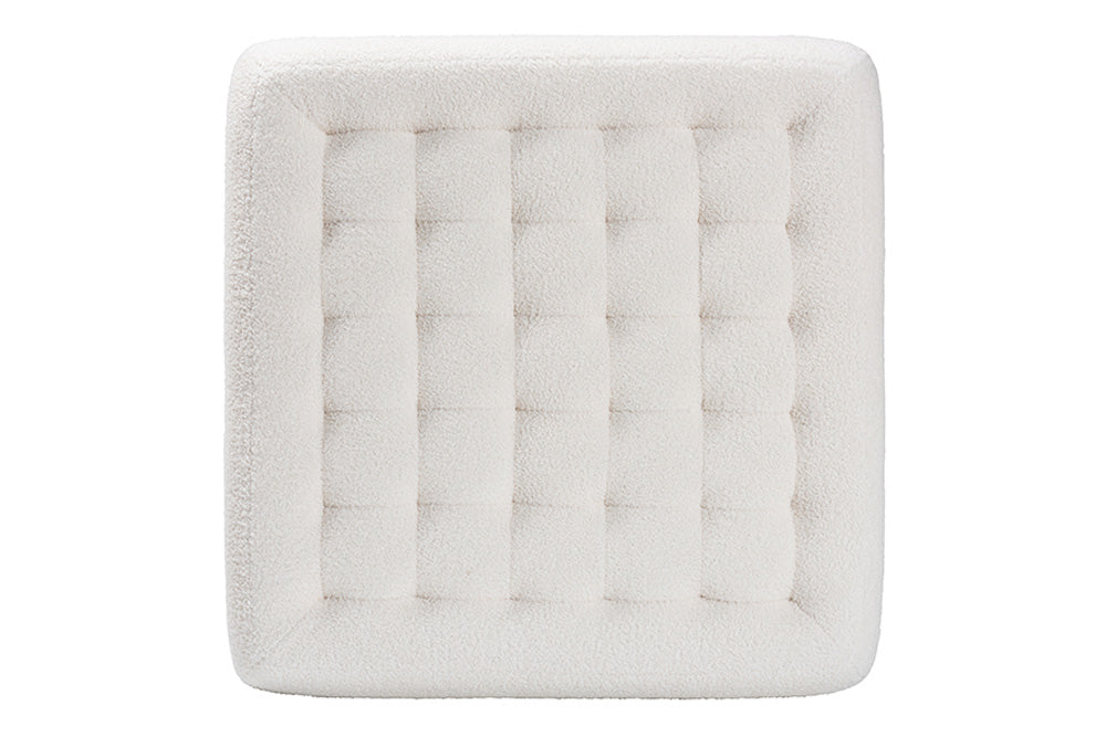 bali & pari - Athena Ottoman - 2211-Beige-Ottoman view 3
