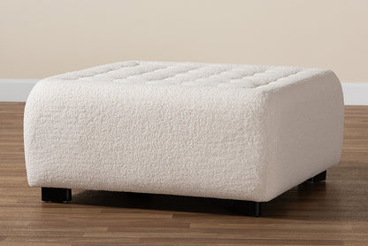 bali & pari - Athena Ottoman - 2211-Beige-Ottoman view 7